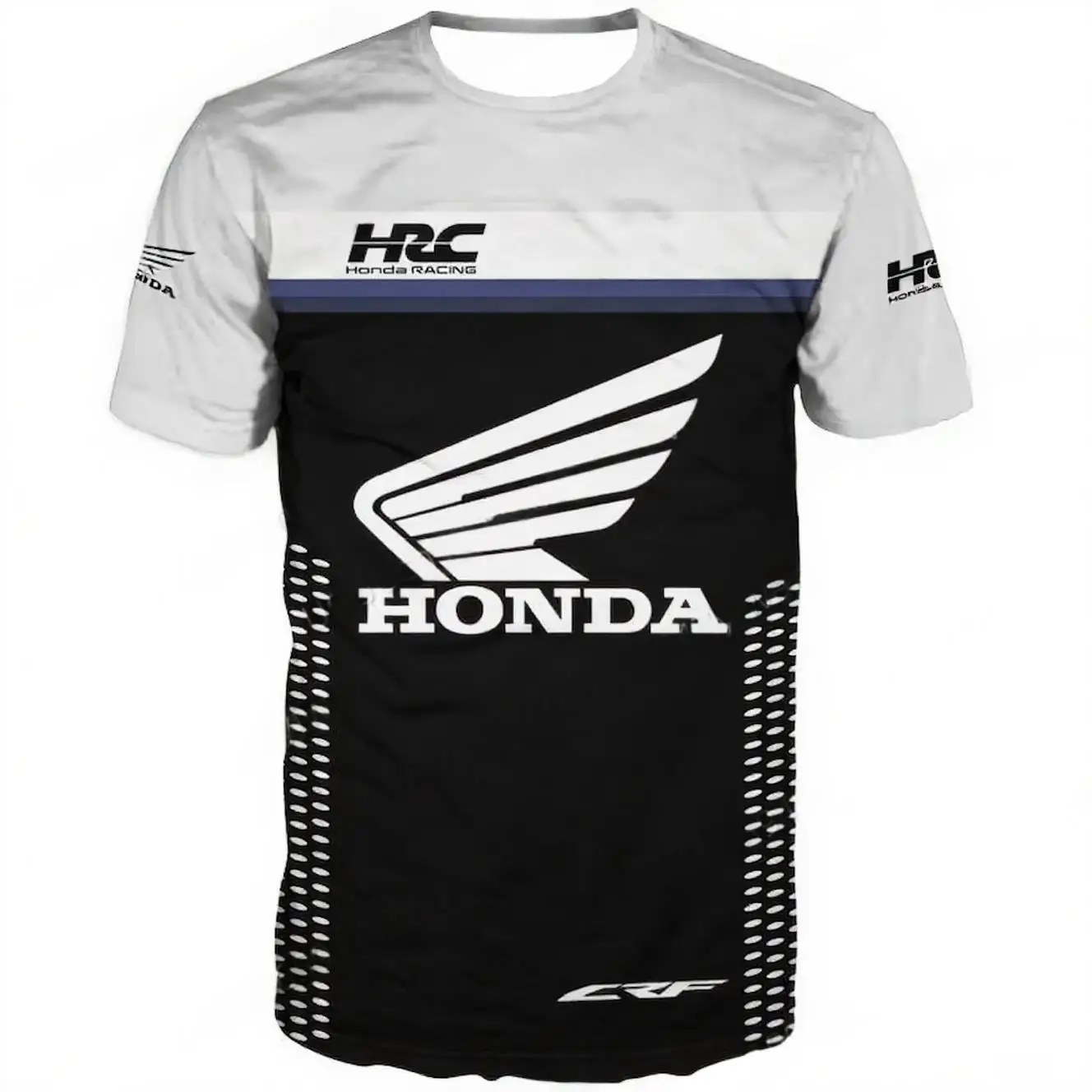 

Мотоцикл Honda HRC 2025 года, униформа гоночной команды, летняя мужская дышащая, впитывающая пот, ежедневная езда, спортивная футболка с коротким рукавом