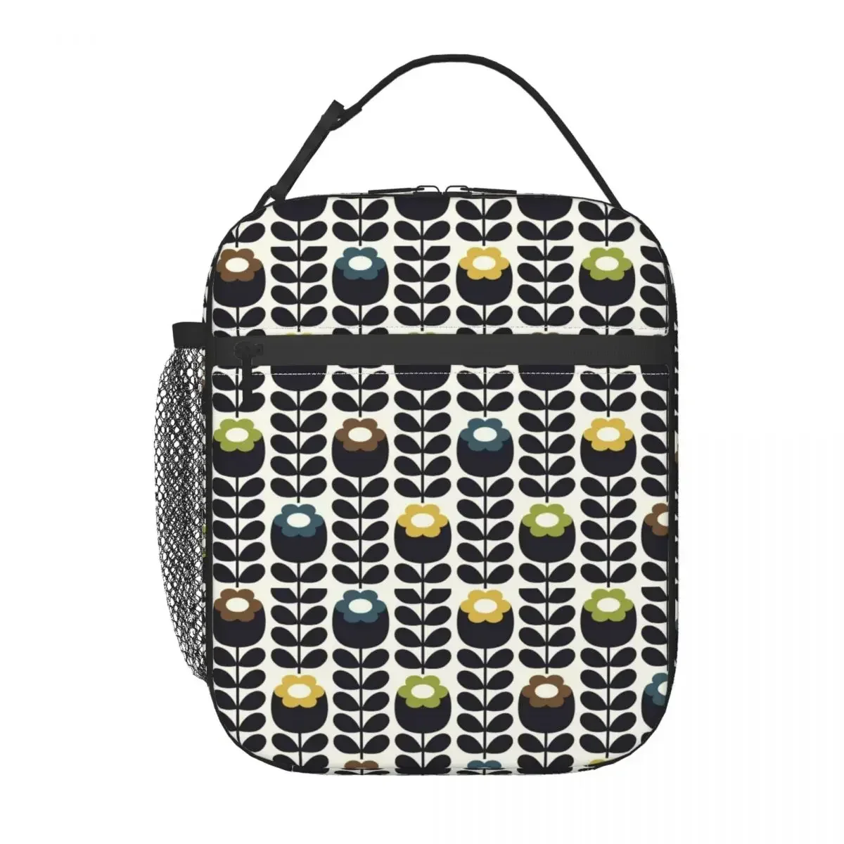 Orla Kiely Thermal Insulated Lunch Bags Floral Scandinavian Portable Lunch Container for Work School Multifunction Food Box