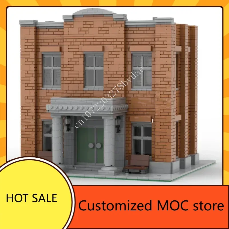 ชุดตัวต่อ 2379 ชิ้น Andy Griffith Show Jailhouse City Hot MOC ของเล่นสร้างสรรค์สำหรับวันหยุดคริสต์มาส ตัวต่อ DIY แบบประกอบเอง ฉากถนน ของขวัญวันเกิด