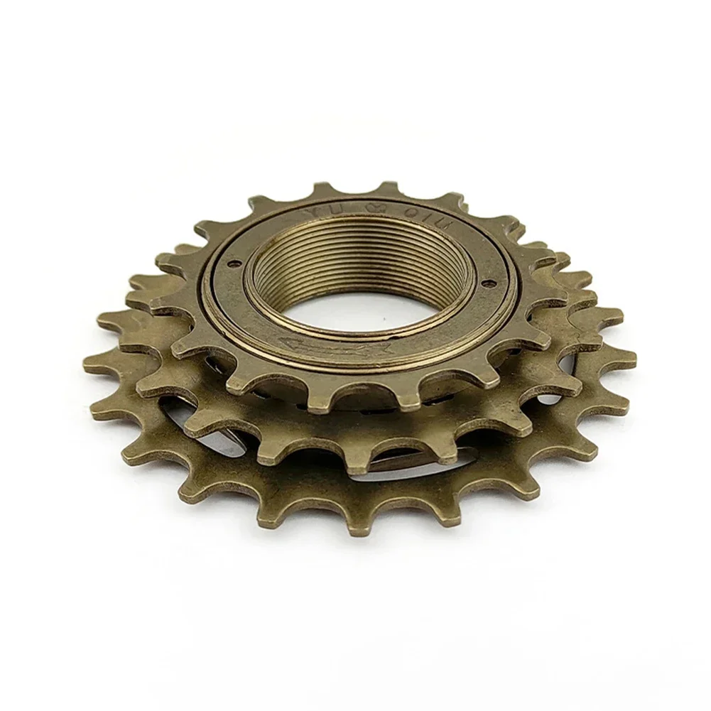 3Speeds Bicycle Freewheel Sprocket 16T-19T-22T Bike Flywheel 3 Gears For Folding Bike Freewheel Iron  For1/2