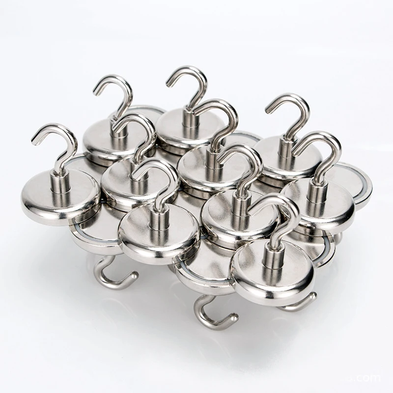 1Pcs Strong Magnetic Hooks Multi-Purpose Storage Hooks Home Kitchen Bar Storage Hooks Key Bathroom Hangers D10 D16 D20