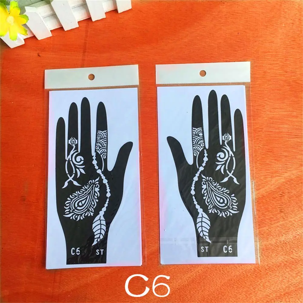 DIY Airbrush Hollow Drawing Body Art Template India Henna Kit Temporary Decal  Stencils