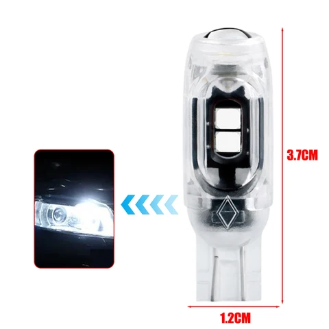 T10 Автомобильный стробоскоп 3030 5SMD Высокая яркость Мотоциклетный светодиодный мигающий свет номерного знака 5W5 Бесконечное декодирование габаритная лампа