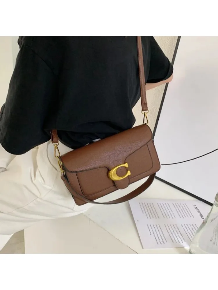 Kleine vierkante crossbodytas met dubbele riem – stijlvolle schoudertas voor dames - afbeelding 2
