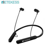 RETEKESS TR108 Bluetooth Neckband Sport Wireless Earphone FM 50-108MHz Radio of Listening Time Built-in Microphone for Running