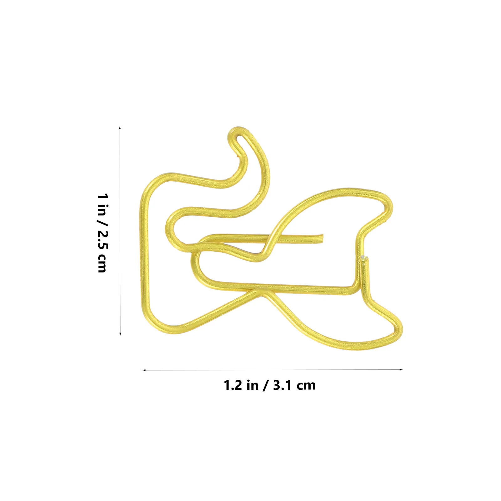 30Pcs Cat Shaped Paper Clips Iron Material Nonfading Sturdy Decorative Paper Fasteners Cute Animal Style Memo Notes Bookmarks