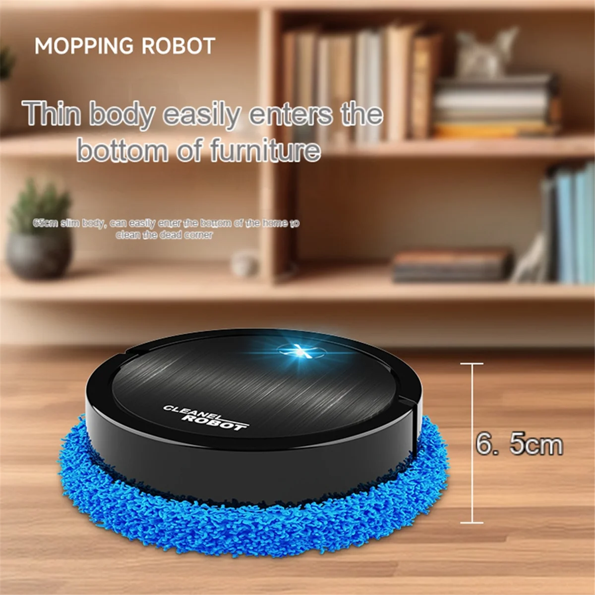 

Newest Intelligent Mopping Robot Household Wet and Dry Mopping Machine Portable Rechargeable Cleaning Machine Vacuum Cleaner-B