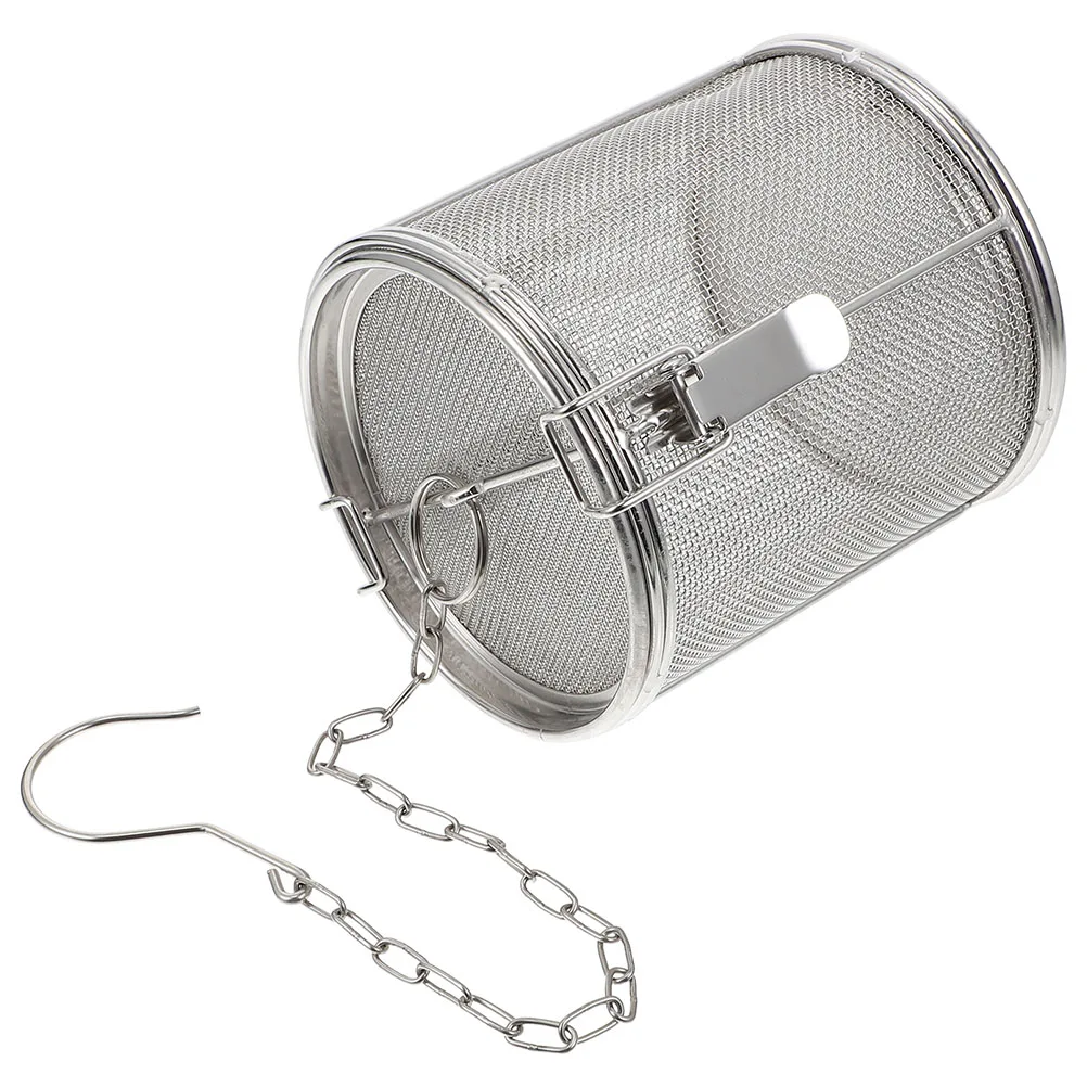

Filter Marinade Basket Spice Infuser for Cooking Tea Maker Stewed Strainer Silver Food