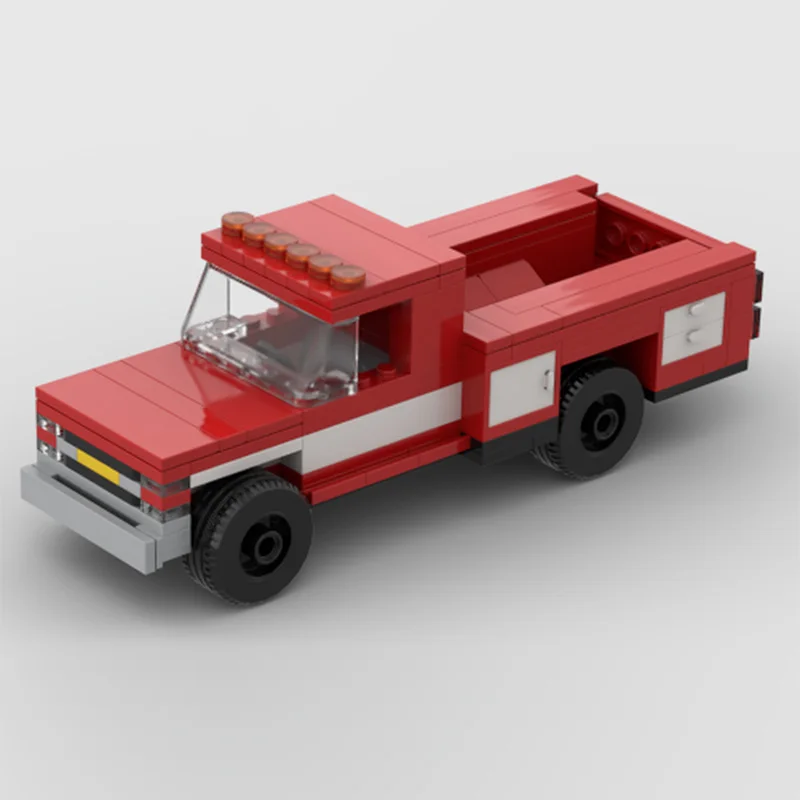 Speed Racing Car Model MOC Building Bricks Service Bed Pickup Truck Modular Technology Children Holiday Gifts Assemble Toys Suit