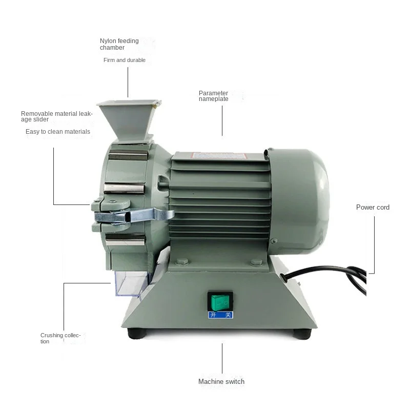 Młynek laboratoryjny do mielenia mikro roślin maszyna do mielenia roślin mini młynek do mielenia ziarna ziołowego rozdrabniacz do gleby