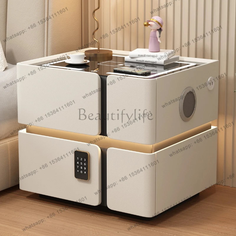 

Modern intelligent multifunctional cabinet Bedside tables side table nightstands Storage locker nightstand Home coffee tables