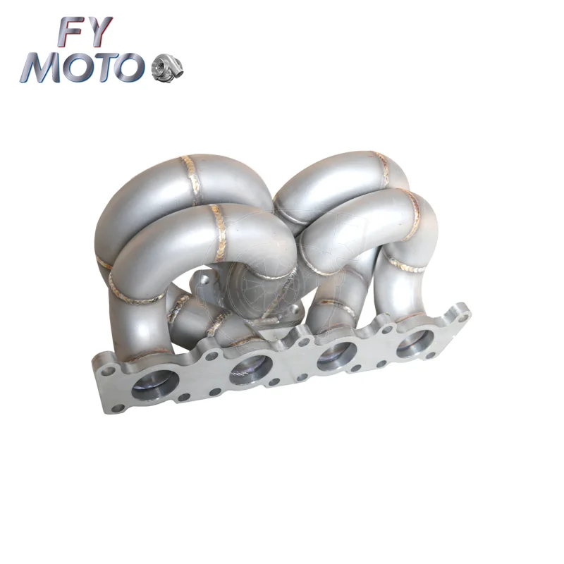 High Flow Steam Pipe Turbo Header Manifold For A4 Jetta Golf GTI 1.8T FWD 00-06 Tail Flange Direct Bolt-On Exhaust Mod Parts