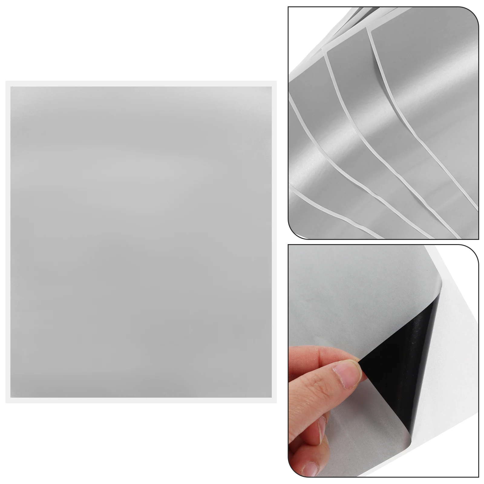 

5 Sheets Stickers Large Silver Notes Tickets Games DIY Off Scratch Scratch Stickers Off Sticker Labels Props Folder Tags