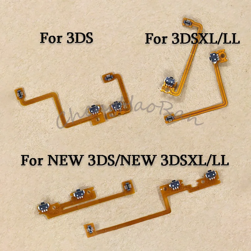 1SET L R Shoulder Button with Flex Cable For 3DS 3DSXL NEW 3DS NEW 3DSXL LL Repair Left and Right Switch Trigger