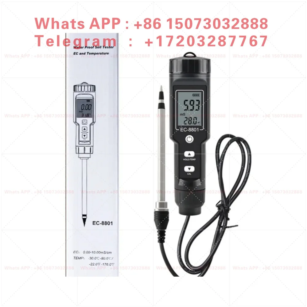 Soil analyzer, salt tester, soil conductivity, hydroponic soil, agricultural planting