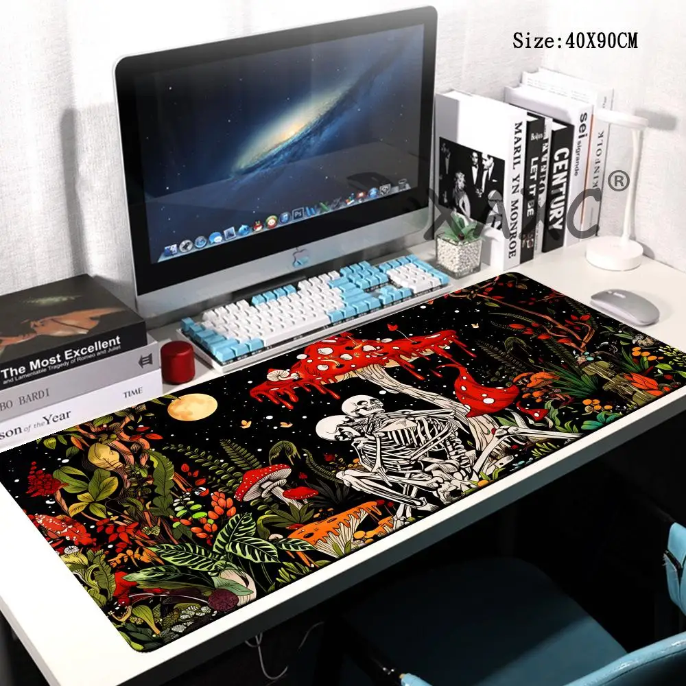 

HYBXAXC Desk Mat Mouse Pad Large Gaming Desk Pad Mousepad Mystical Green Plant Computer Laptop Keyboard Desktop Protector Mat