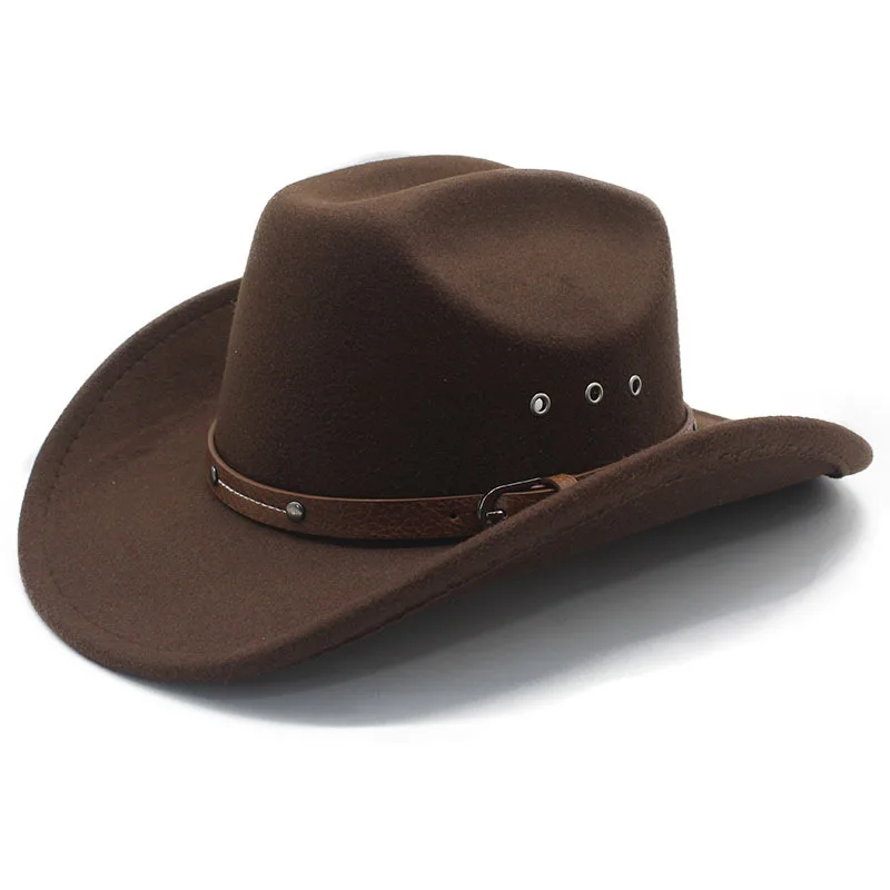 

Hot-selling item Fashionable Casual Unisex Outdoor Denim Hat One-word Top Cowboy Jazz Fedora Felt Hat