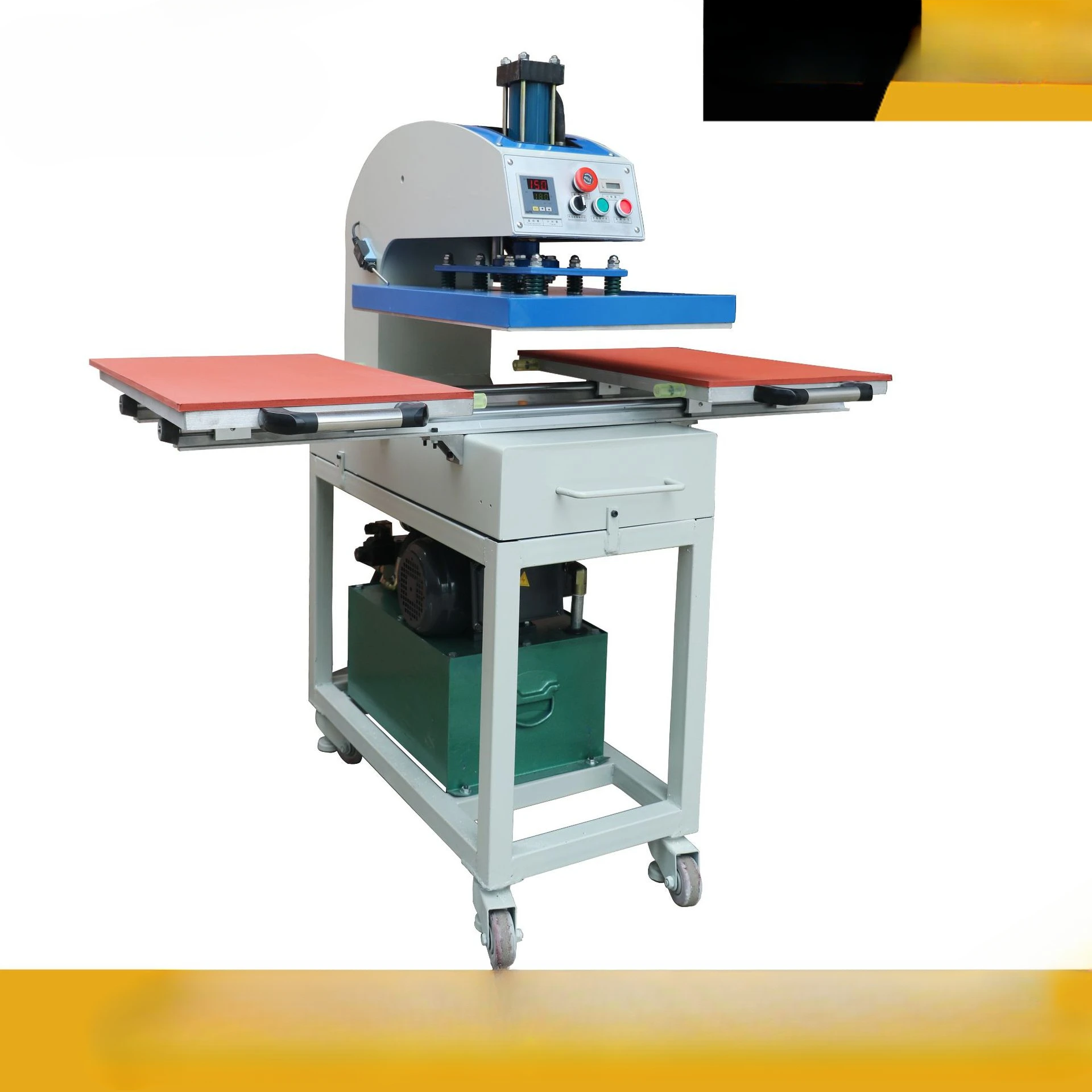 40X40cm 380V hydraulic double station heat transfer machine 220V hydraulic heat transfer sublimation machine