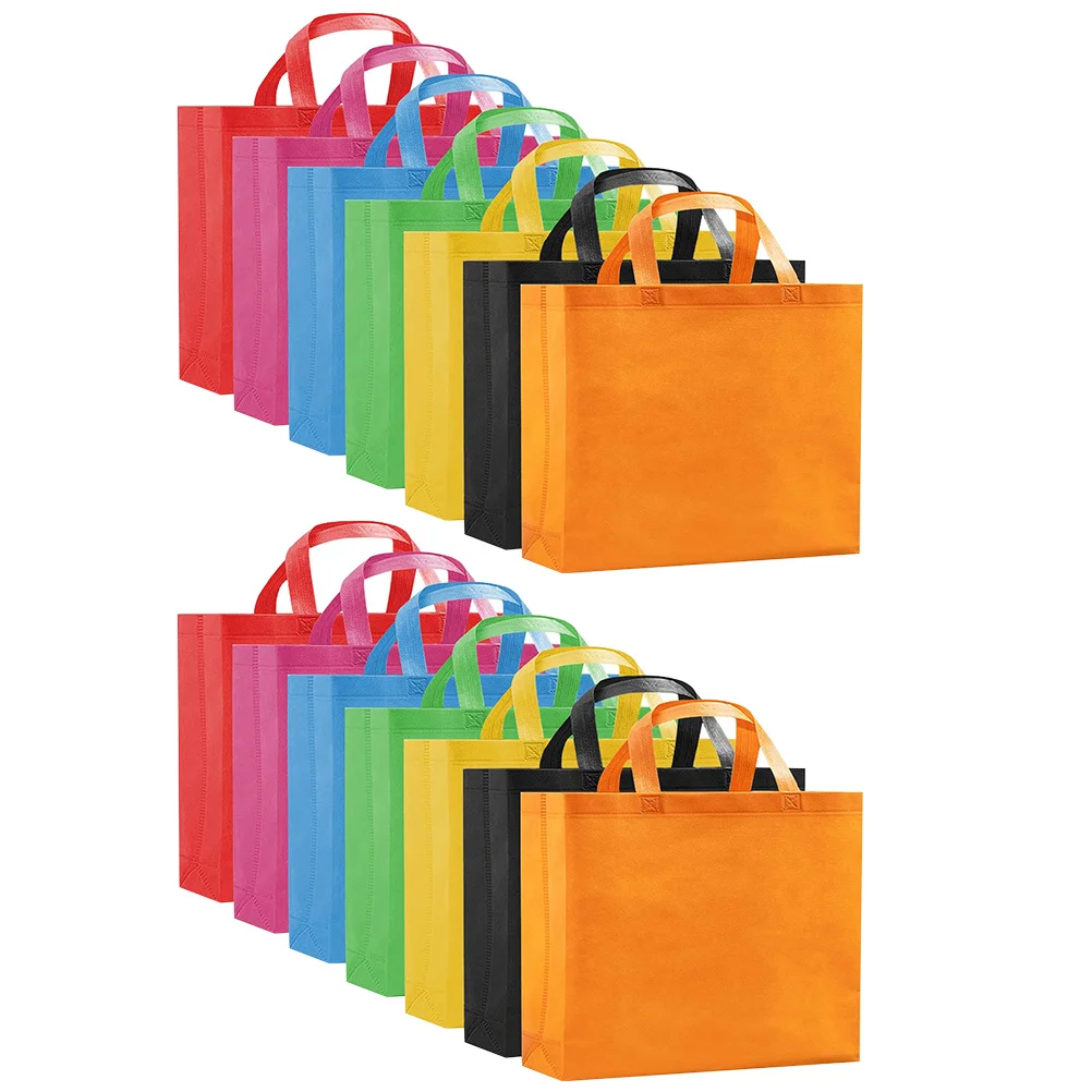 

21Pcs Non-Woven Carry Bags Large Capacity Lightweight Shopping Sack for Mall Party Outdoor Event Gift Wrapping Tote