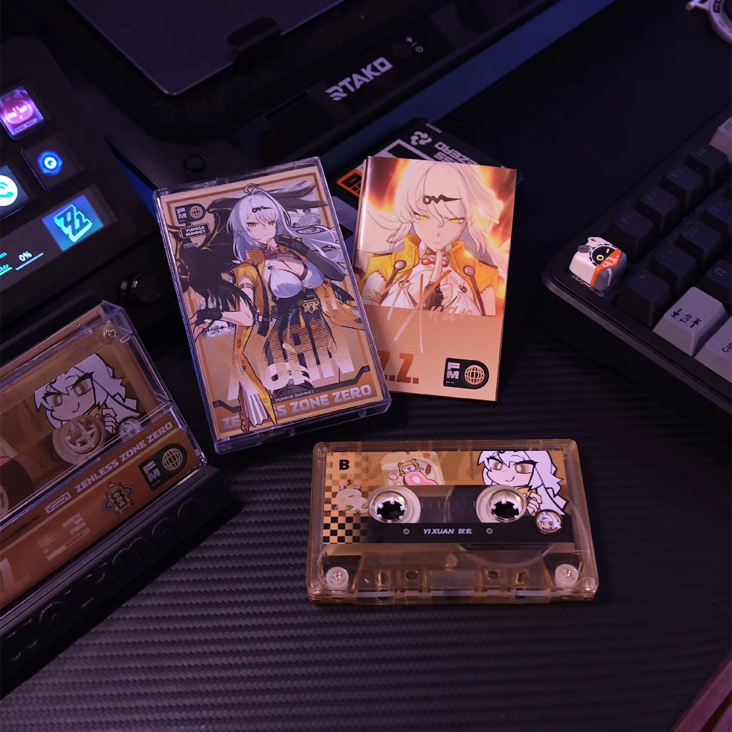 

Game Zenless Zone Zero Yixuan Music Tape Mamiko Noto Greatest Hits OST Album Cassettes Cosplay Recorder Walkman Soundtracks Box