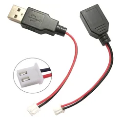 Type A Male Female USB Plug Socket Connector With XH2.54-2P Terminal line Cable 2 core Power USB Socket Type-A DIY Kits