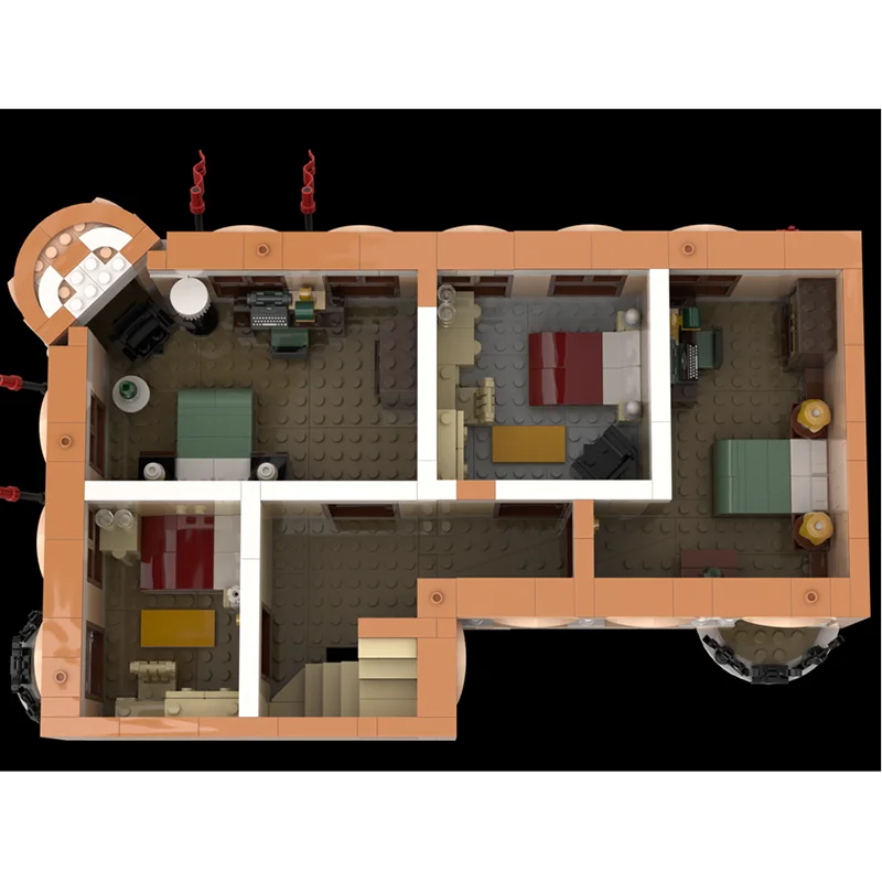 有名な街並みのモックビルディングブロック、グランドコーナーホテルシリーズ、テクノロジーブロック、ギフト、クリスマスおもちゃ、DIYセット、組み立て