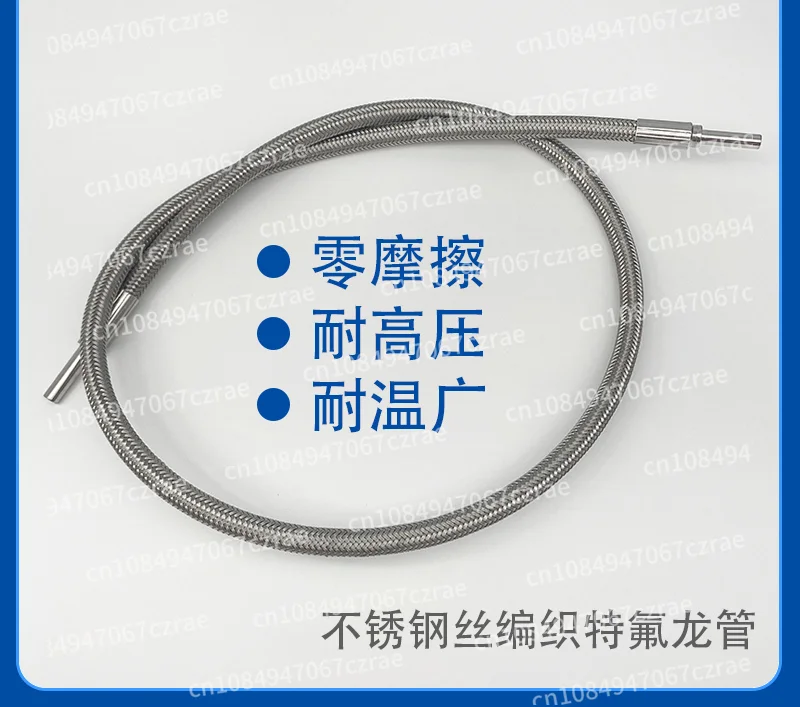 High Pressure Metal Hose Teflo Braided Hose Lining Fep Bellows Stainless Steel Ptfe Anti-Corrosion Hose