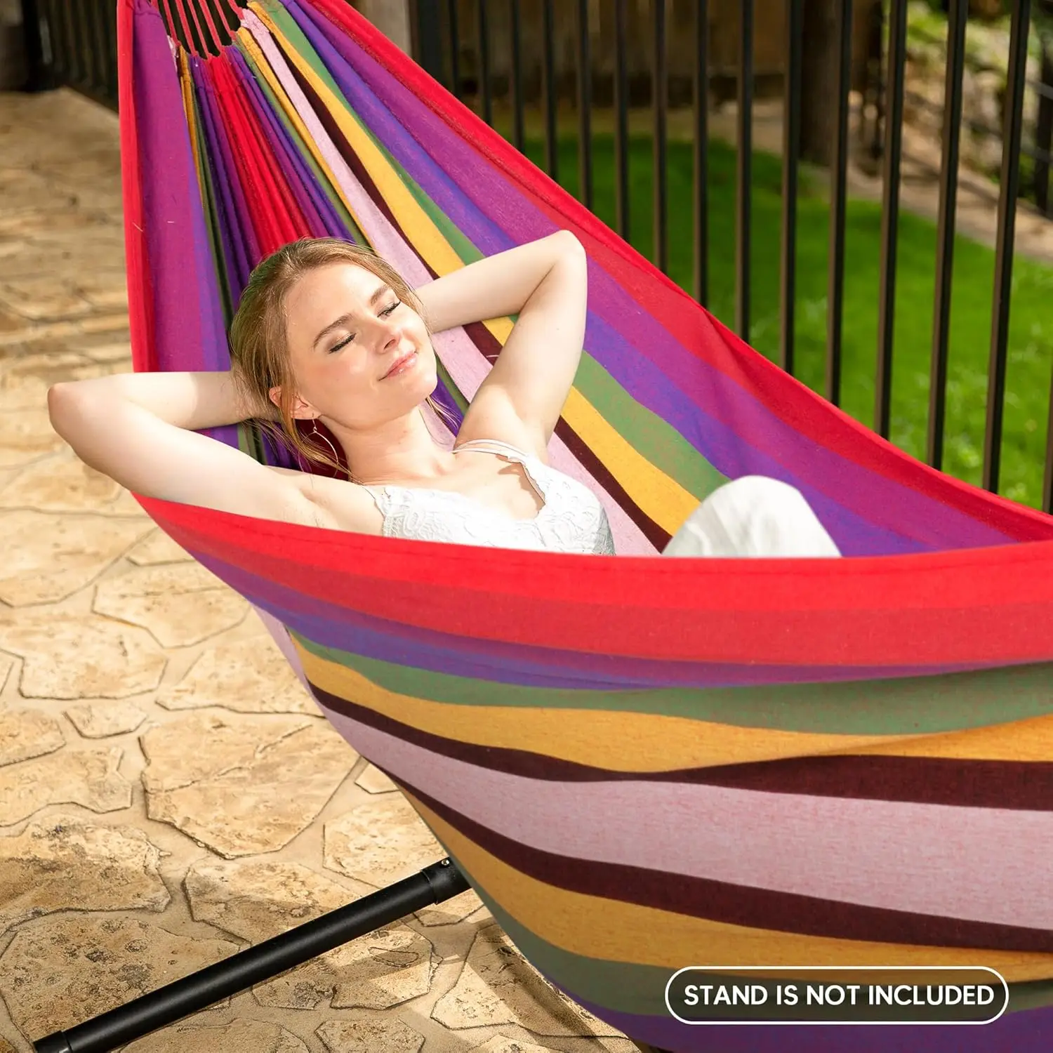 Double Cotton Canvas Hammock 1