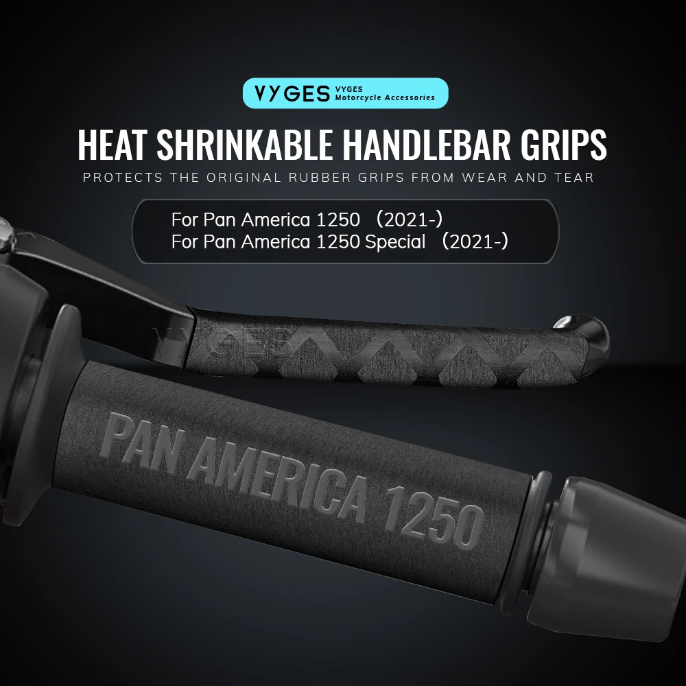 Motorcycle Street Heat Shrinkable Handlebar Grips Clutch Brake Lever Cover Grip Glove For Pan America 1250 America 1250 Special