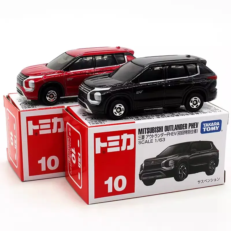 

Модель автомобиля TOMY Mitsubishi Outlander SUV 10 #, литой автомобиль и игрушечные автомобили, миниатюрная модель автомобиля для детей