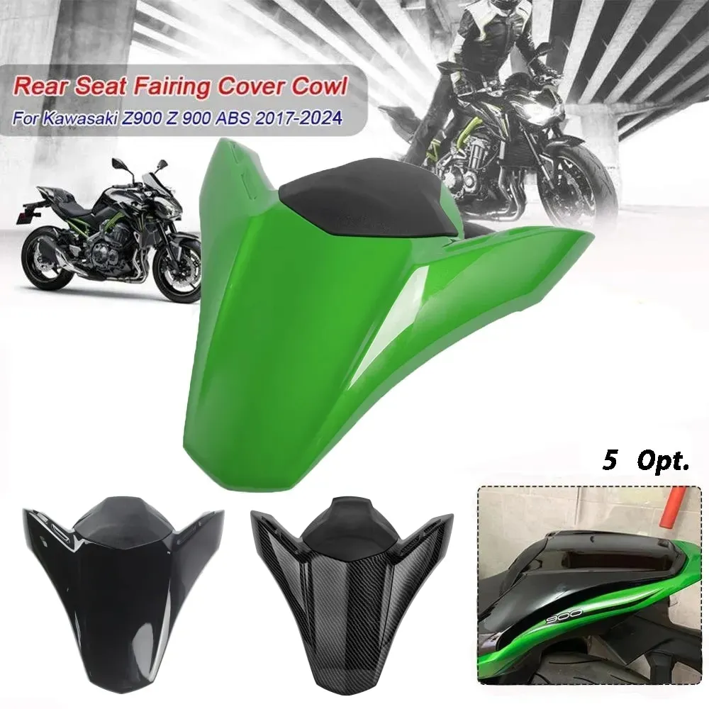 Motorbike Seat Covers Rear Pillion Cowl Hump Tail Fairing Cover 2017 2018 2019 2020 2021 2022 2023 2024 For Kawasaki Z900 ABS SE