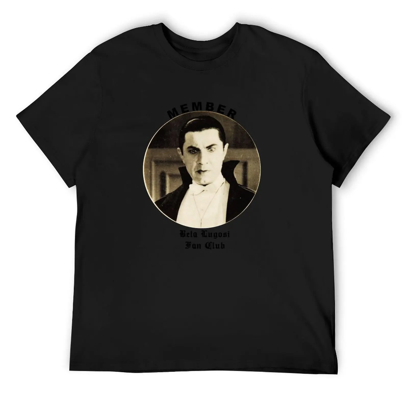 Bela Lugosi Fan Club T-Shirt blacks shirts graphic men clothings