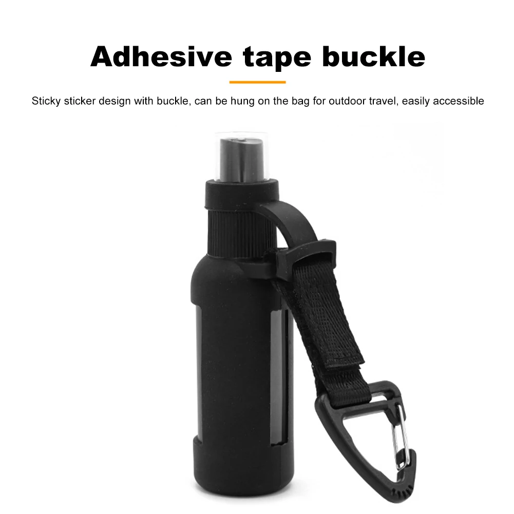 50ml Travel Bottle Leak Proof Refillable Spray Bottle Liquid Containers with Tactical Hook Strap Alcohol Spray Bottle for Liquid