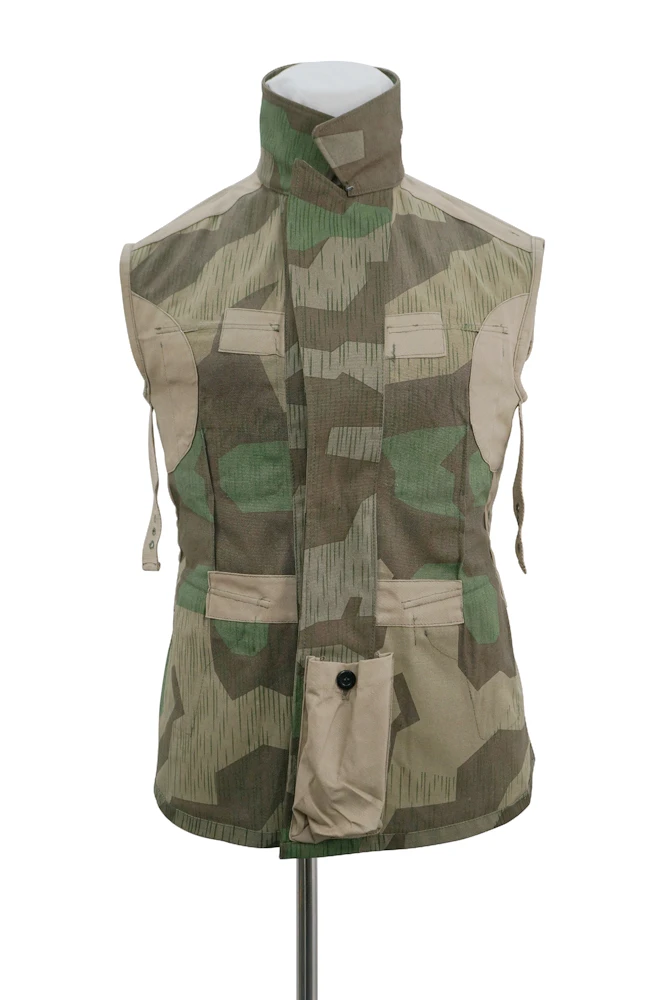 GUCA-007 WWII เยอรมัน Heer Splinter 31ฤดูใบไม้ผลิ Camo M40 Field Tunic