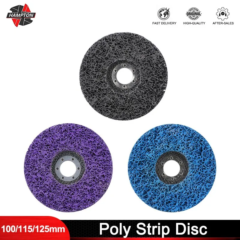 

1PC Poly Strip Disc Abrasive Wheel Paint Rust Remover Grinding Wheel for Angle Grinder Car Truck Motorcycles Polishing