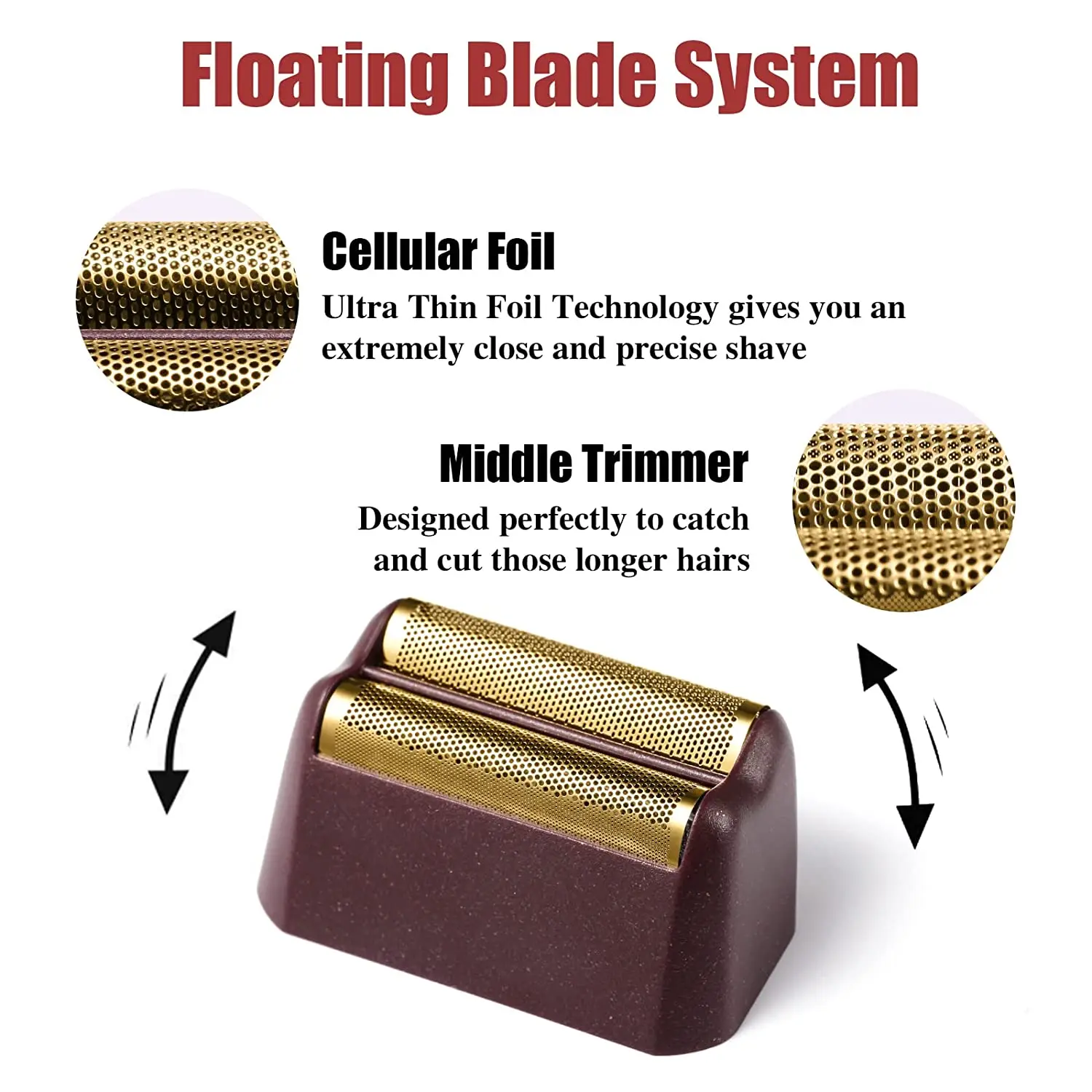 مجموعة قضيب القطع والرقائق البديلة الاحترافية لملحقات ماكينة الحلاقة النهائية من سلسلة Wahl 5 Star 7031-100 & 7043-100