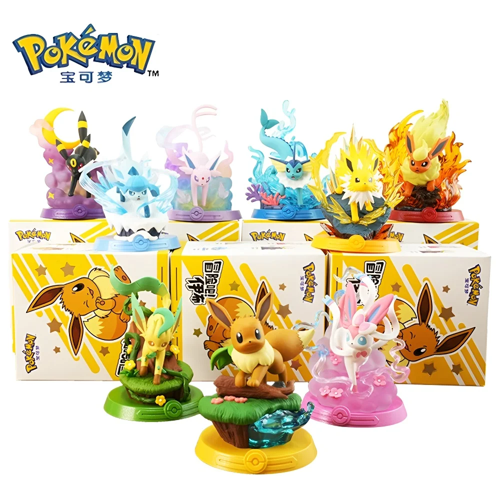 Pokemon Blind Box Pokémon Adventure Series Action Figure Modello Decorazione ornamentale Raccogliere giocattoli Regalo di Natale