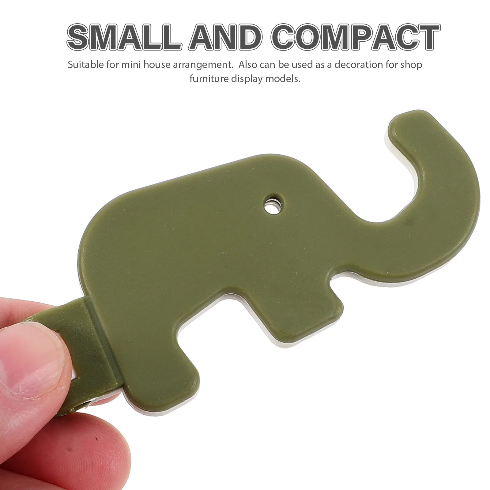 

3pcs Elephant Mini Folding Phone Stand Mobile Holder Miniature Furniture Micro Landscape Decor Desktop Cellphone Bracket For