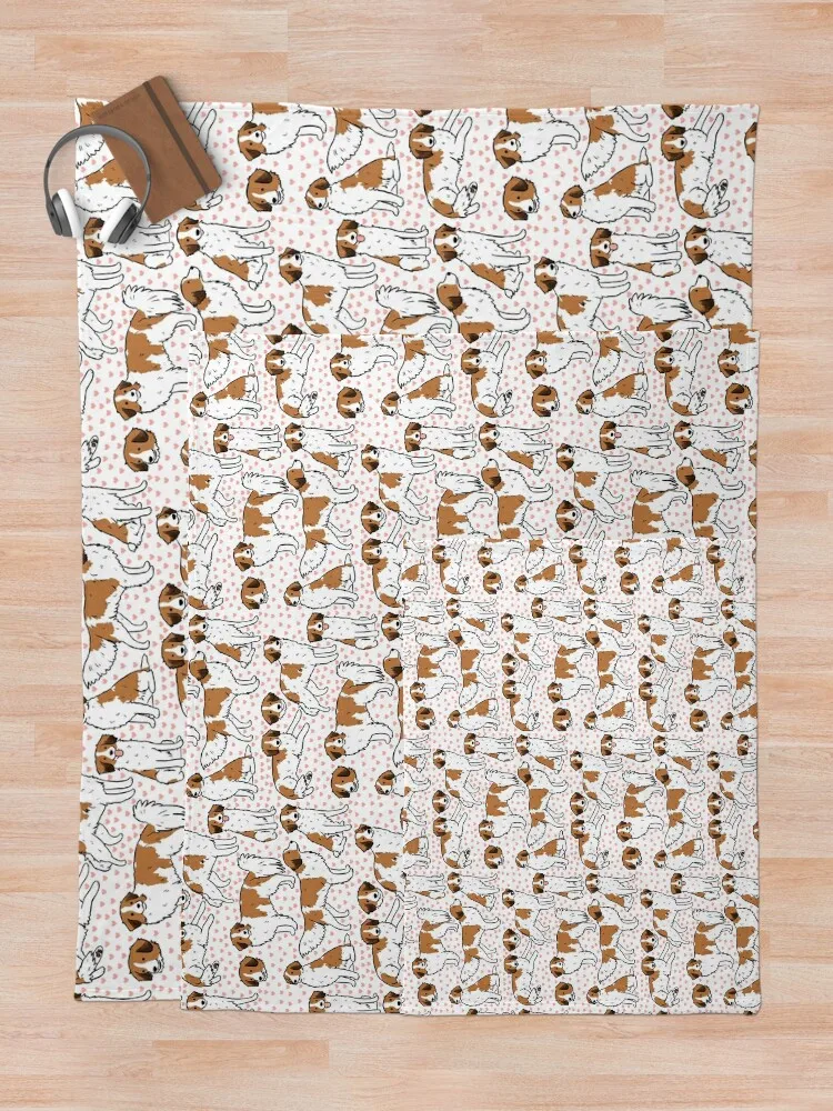 Kooiker dog cute pattern Throw coperta divano Throw flanella tessuto grandi letti decorativi coperte