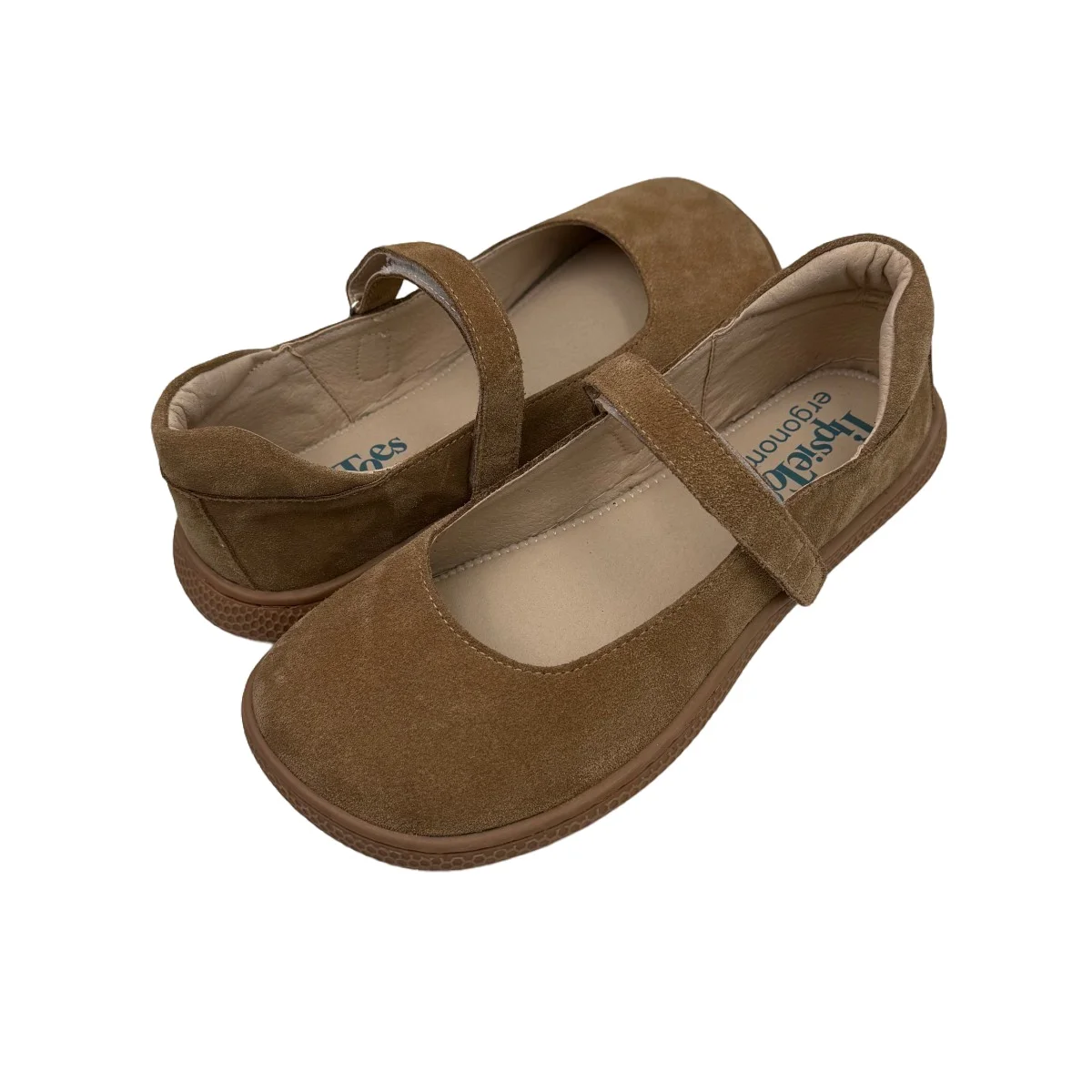 Tipsietoes 2025 Sprinng Autumn Barefoot Leather Ballerina For Women With Flat Soft Sole Zero Drop Wider Toes Box Light Weight
