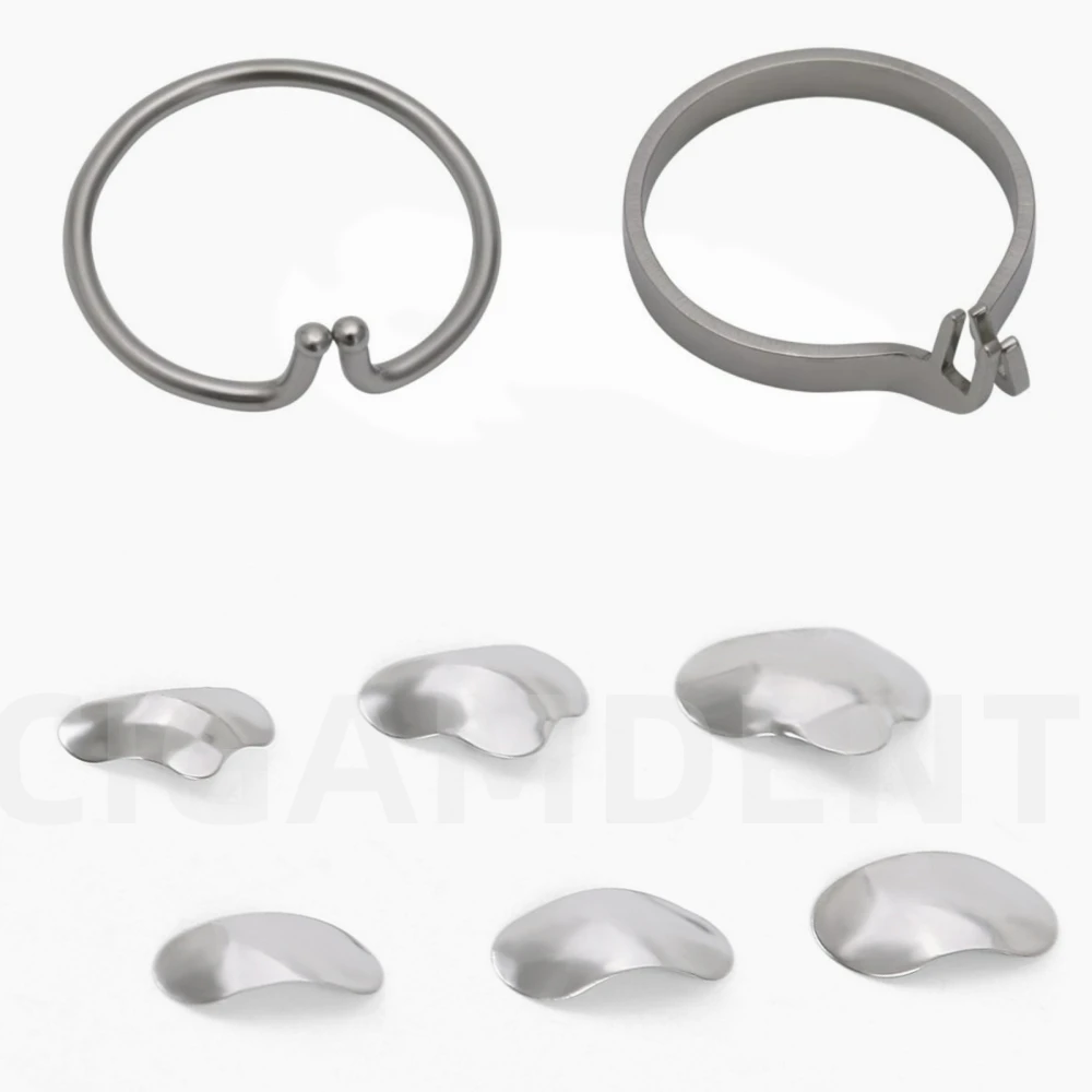 Dental Matrix Sectional Contoured Metal Matrices Matrix Bands Resin Clamping Ring Dental Pliers