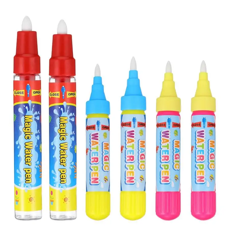 6pcs Water Color Brushing Pens Fillable Paint Pens Watercolor Paint Brush Pens Water Color Pens Watercolor Markers