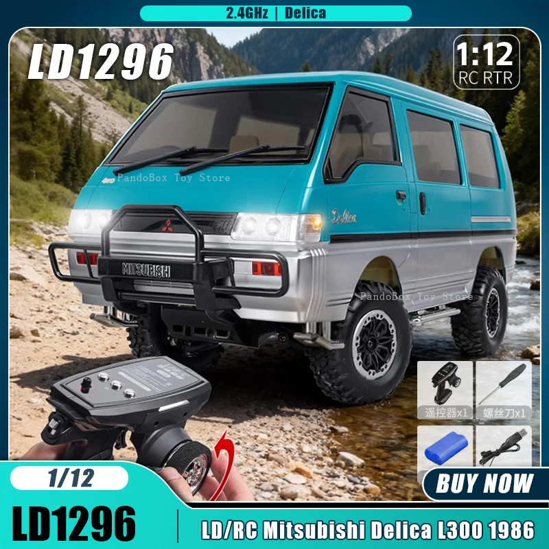 LDRC 1:12 LD1296 Mitsubishi Delika Rc Car Two-Speed Gearbox 380