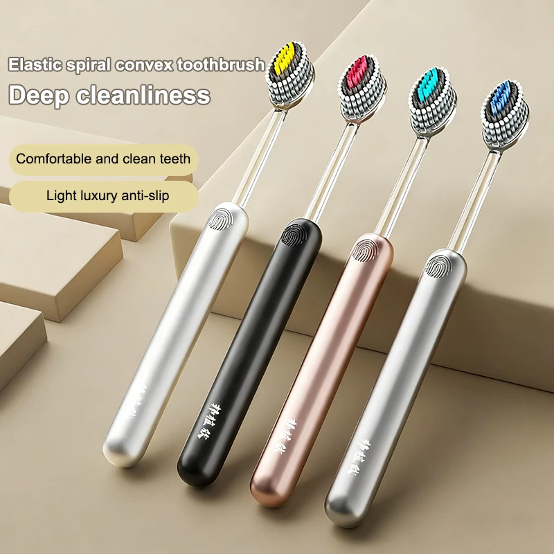 2 Pcs Whole Mouth Clean Toothbrush Ultra-Fine Soft Hard Bristle Toothbrush For Adults Excellent Cleaning Effect Whitening Teeth
