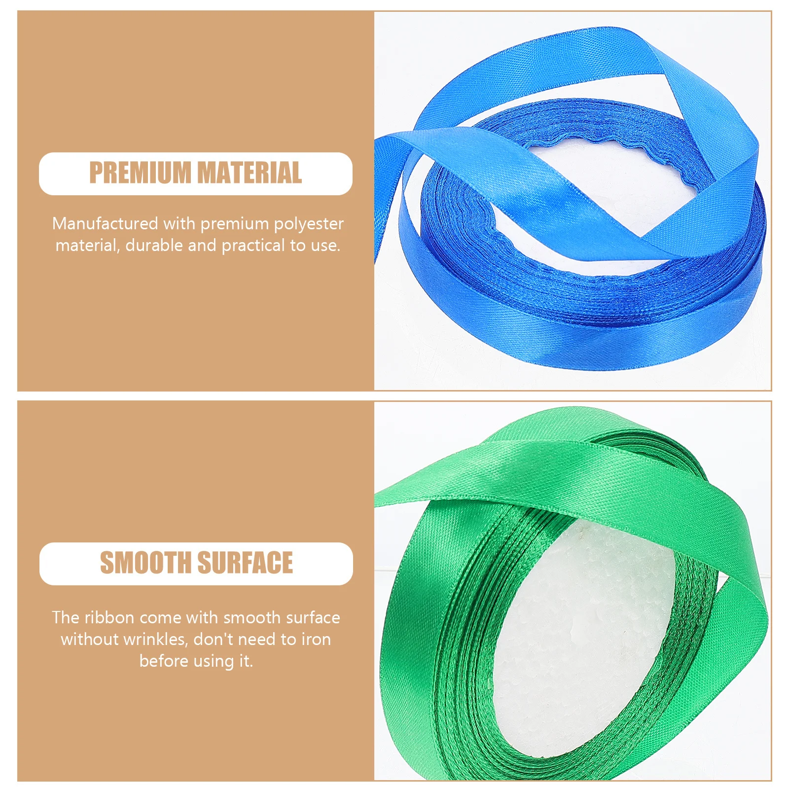 

12 Pcs Wedding Candy Packaging Box Silk Belt Ribbon Present Twine Gift Wrapping for Crafting Colored Polyester Flower Creative