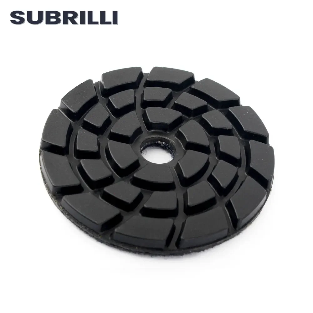 SUBRILLI 3 "الماس الطابق قرص الطحن ملموسة تجديد الرملي وسادة الراتنج السندات طحن عجلة تلميع أداة جلخ