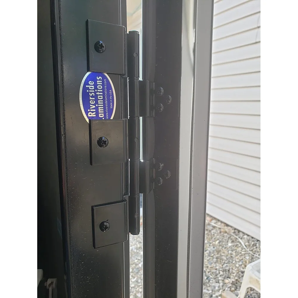 5th Wheel Door Hinge RV Entry Door Hinge RV Door Repair Aluminum Alloy Lightweight Design Easy Installation RV Door Hinge