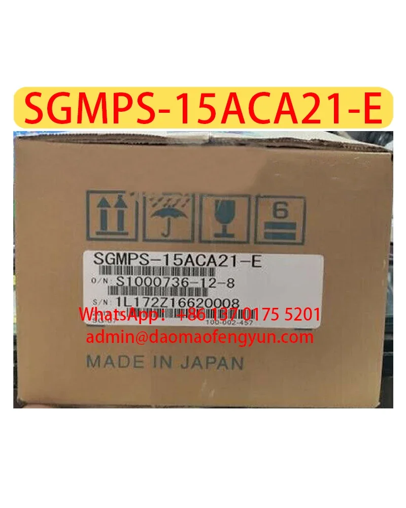 

SGMPS-15ACA21-E Brand New Servo Motor，SGMPS 15ACA21 E，Fast shipping