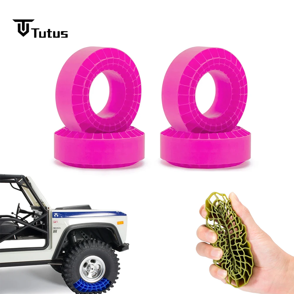 

Шины 1,9 дюйма, мягкий силикагель, противопенообразная вставка, губка 108 мм для гусеничных автомобилей 1/10 RC Rigs TRX4 SCX10 III CJ-7 Capra BRX01 TF2 GEN8