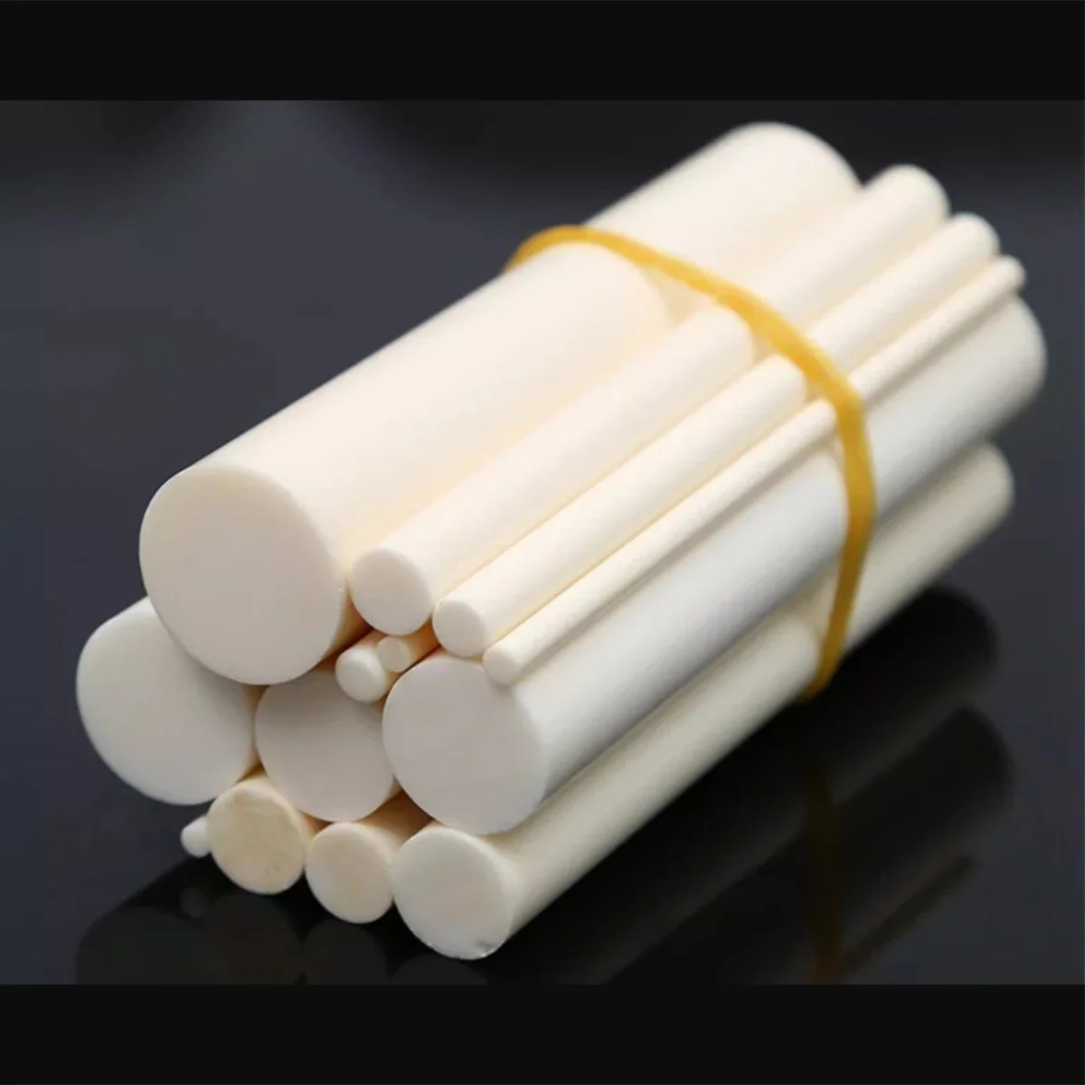 99% Al2O3 Alumina Ceramic Rod Mirror Finish Corundum Rod Insulated Wear Resistant High Temp Stirring Rod